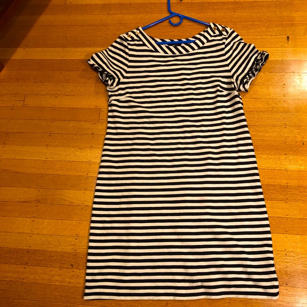 Talbot's classic stripes cotton dress